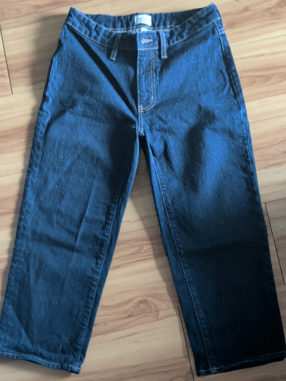 Wilfred Dark Navy Cropped Straight Jeans